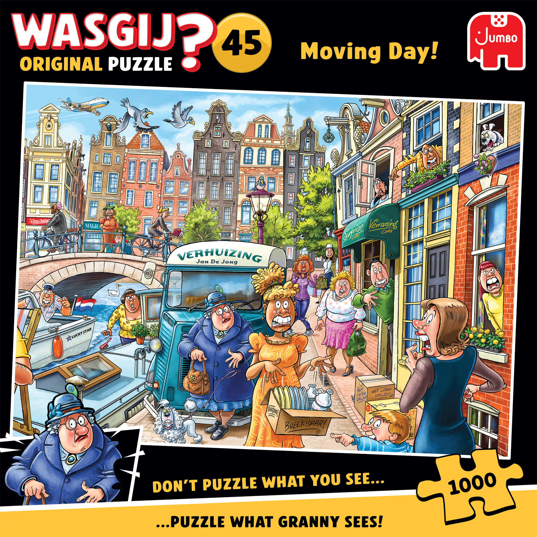 Wasgij Original 45 Moving Day! Pussel 1000 bitar, Jumbo