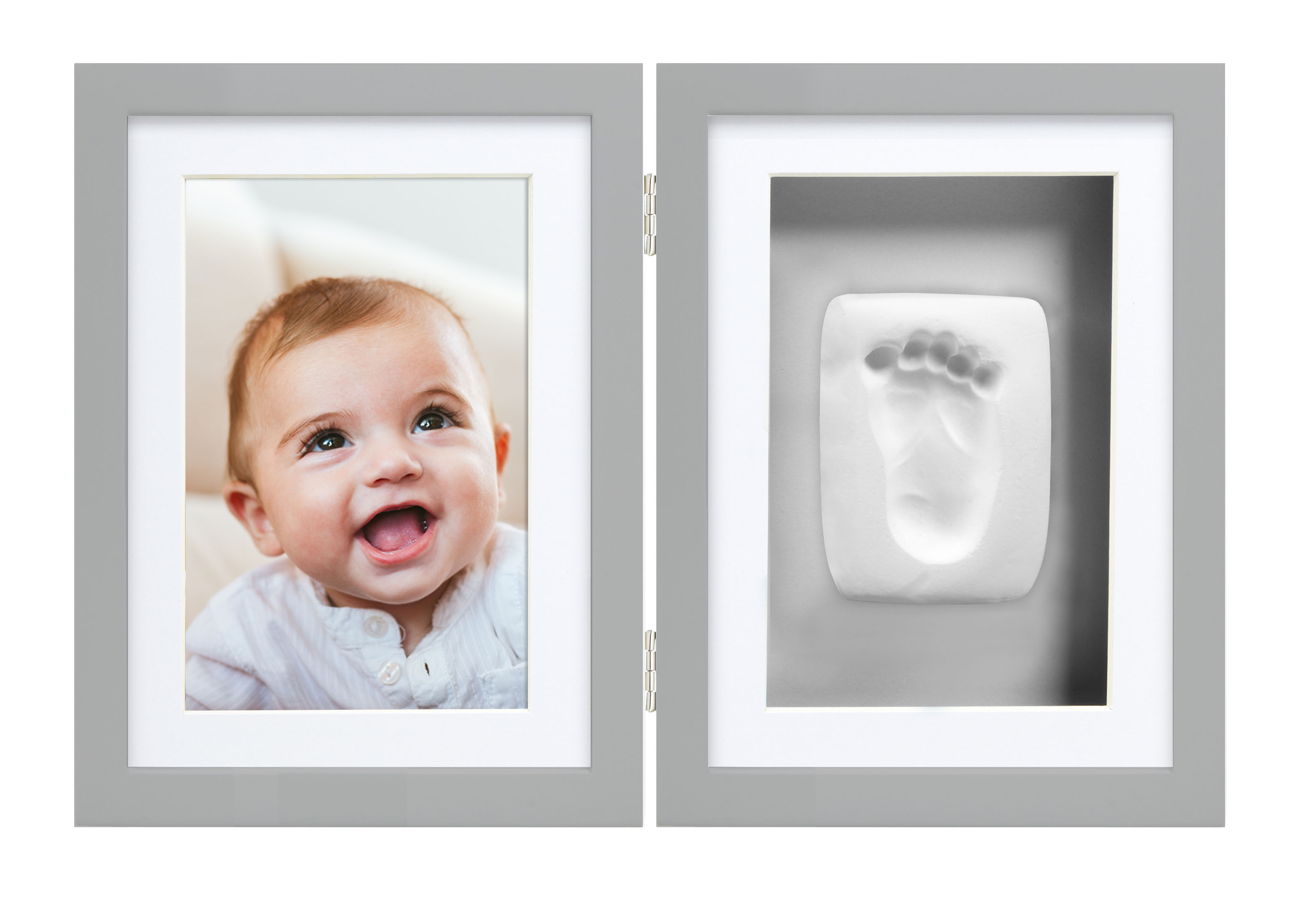 Babyprints Kehys Kaksiosainen Harmaa, Pearhead