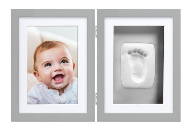 Produktbilde 1 for Babyprints Ramme Dobbel Grå