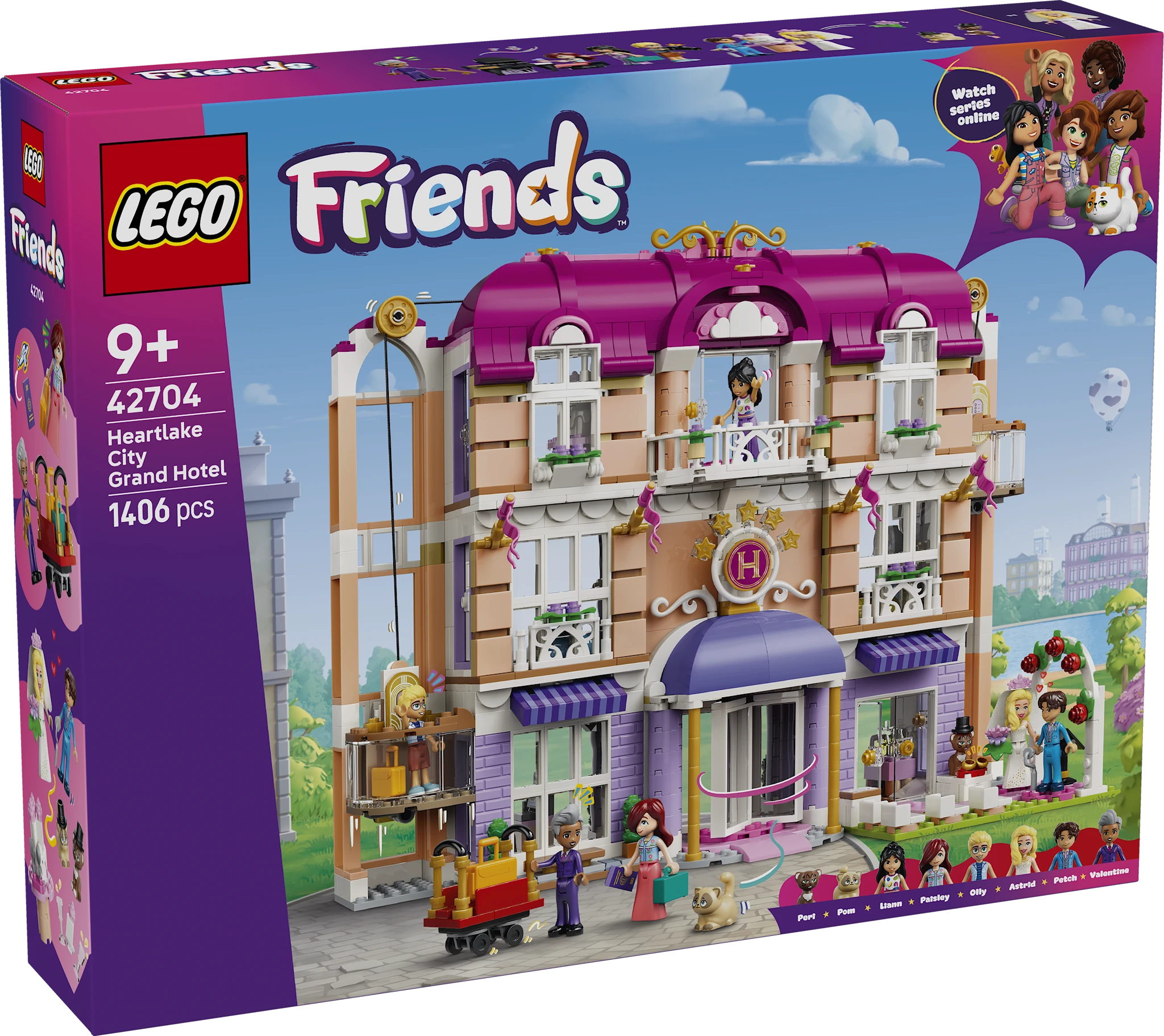 Tuotekuva ille Heartlake Cityn Grand Hotel LEGO® Friends (42704)