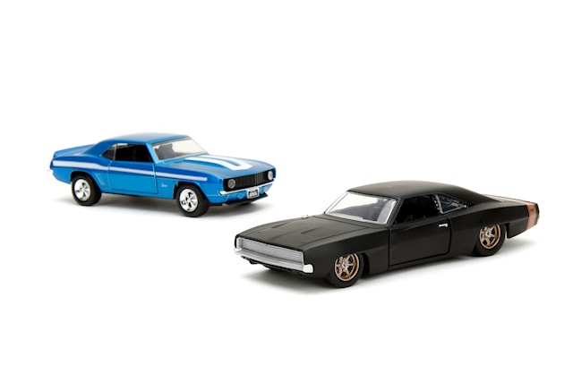 Tuotekuva 2 - Fast & Furious Tuplapakkaus Dodge Charger & Chevrolet Camaro 1:32 Jada Toys