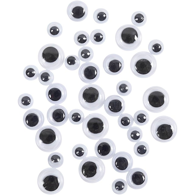 Tuotekuva 1 - Liikkuvat Silmät, halk. 6+8+10 mm, 40 laj/ 1 pkt