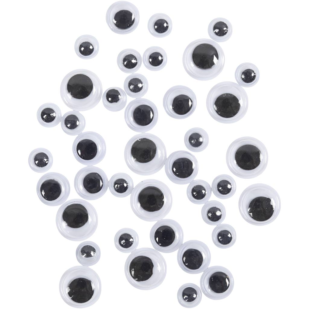 Rullögon Diameter Mix 6+8+10 mm 40-pack Creativ Company