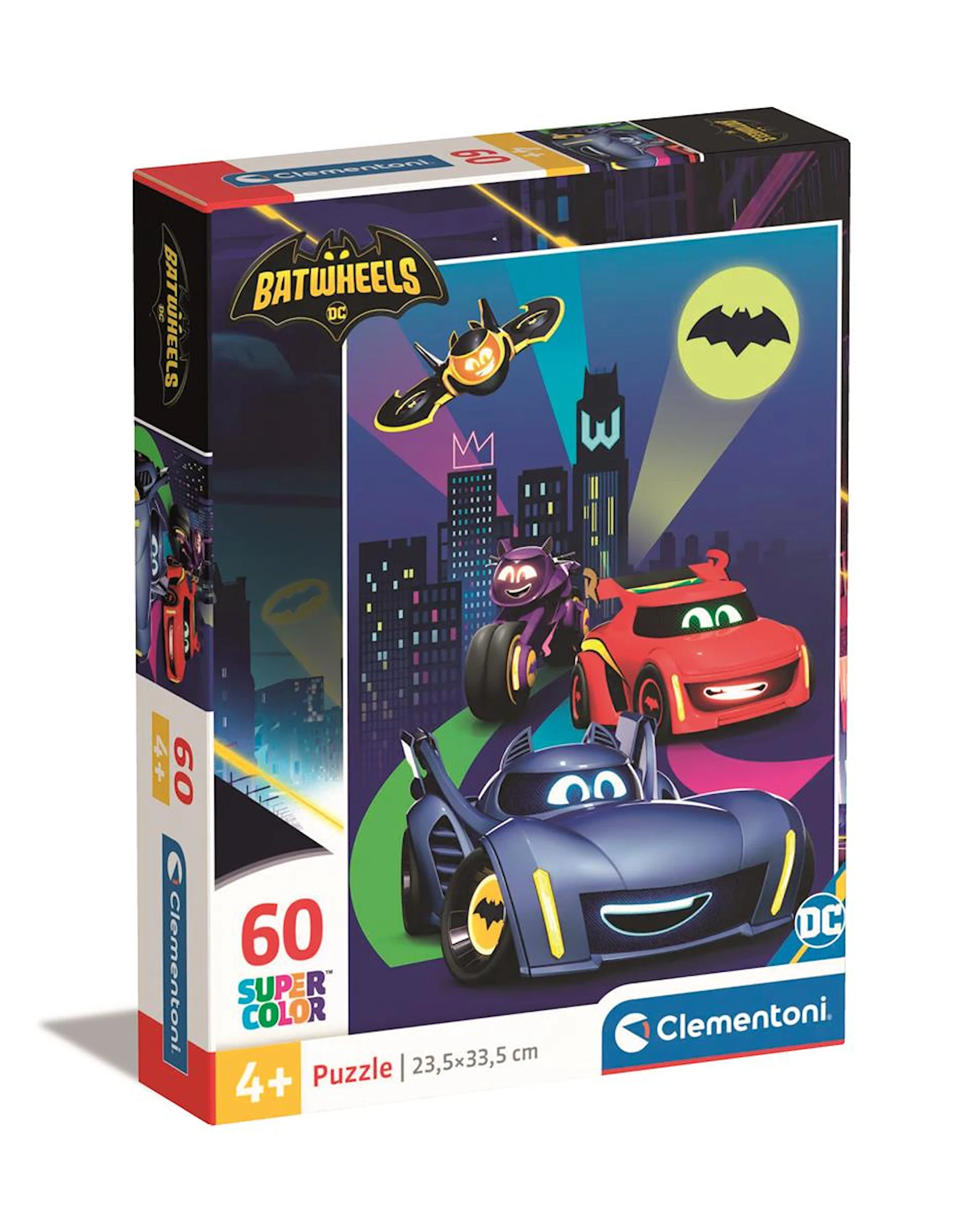 Produktbilde for Puslespill 60 brikker Batwheels, Clementoni