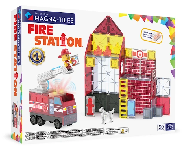 Magna-Tiles Paloasema Magneettiset Rakennuspalikat 50 Palaa