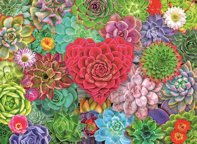 Tuotekuva 2 - Succulent Love 500p Ravensburger