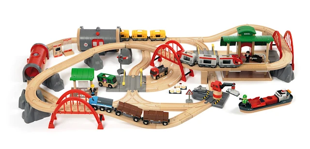 Deluxe Zip Railway set, Brio Puurautatie