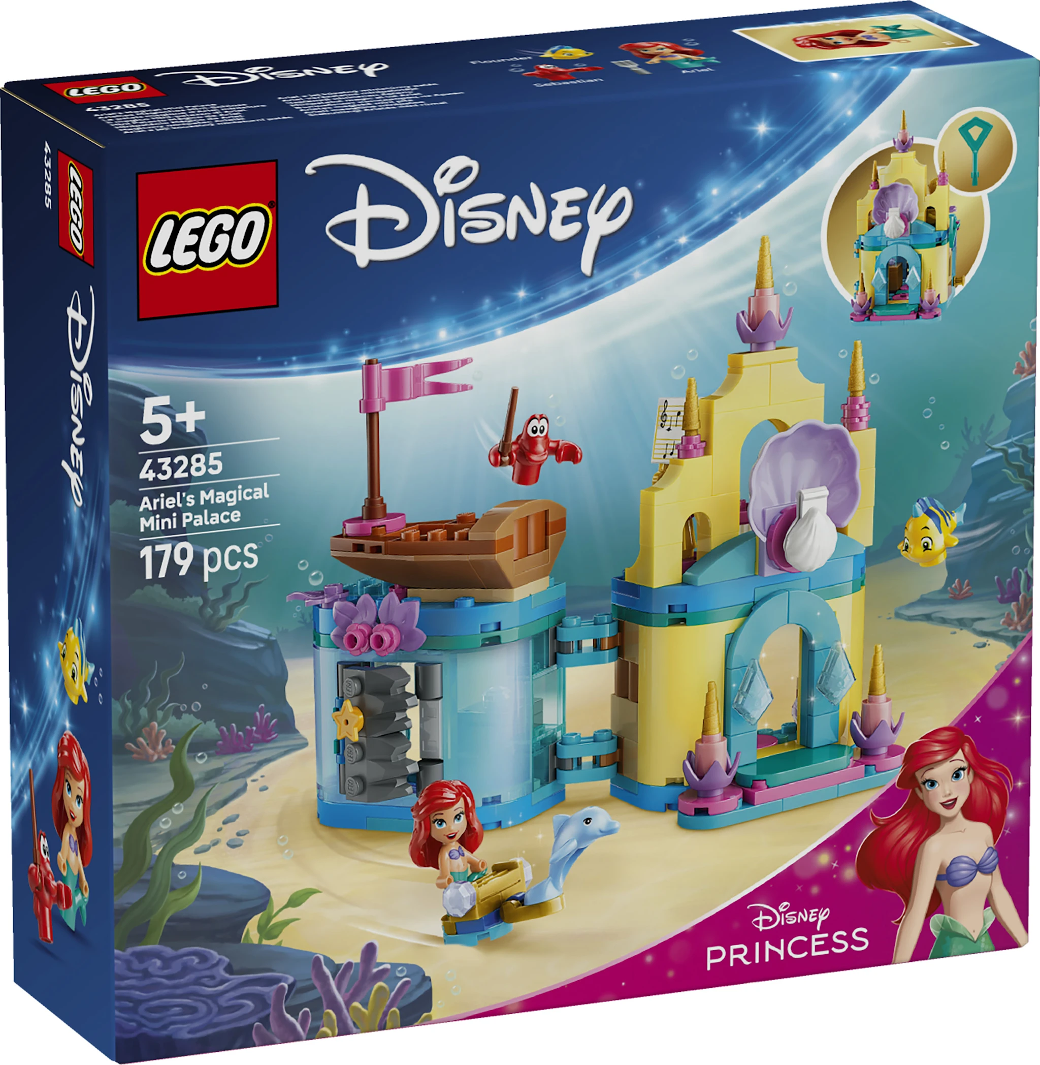 Produktbilde for Ariels magiske minipalass LEGO® Disney Princess (43285)