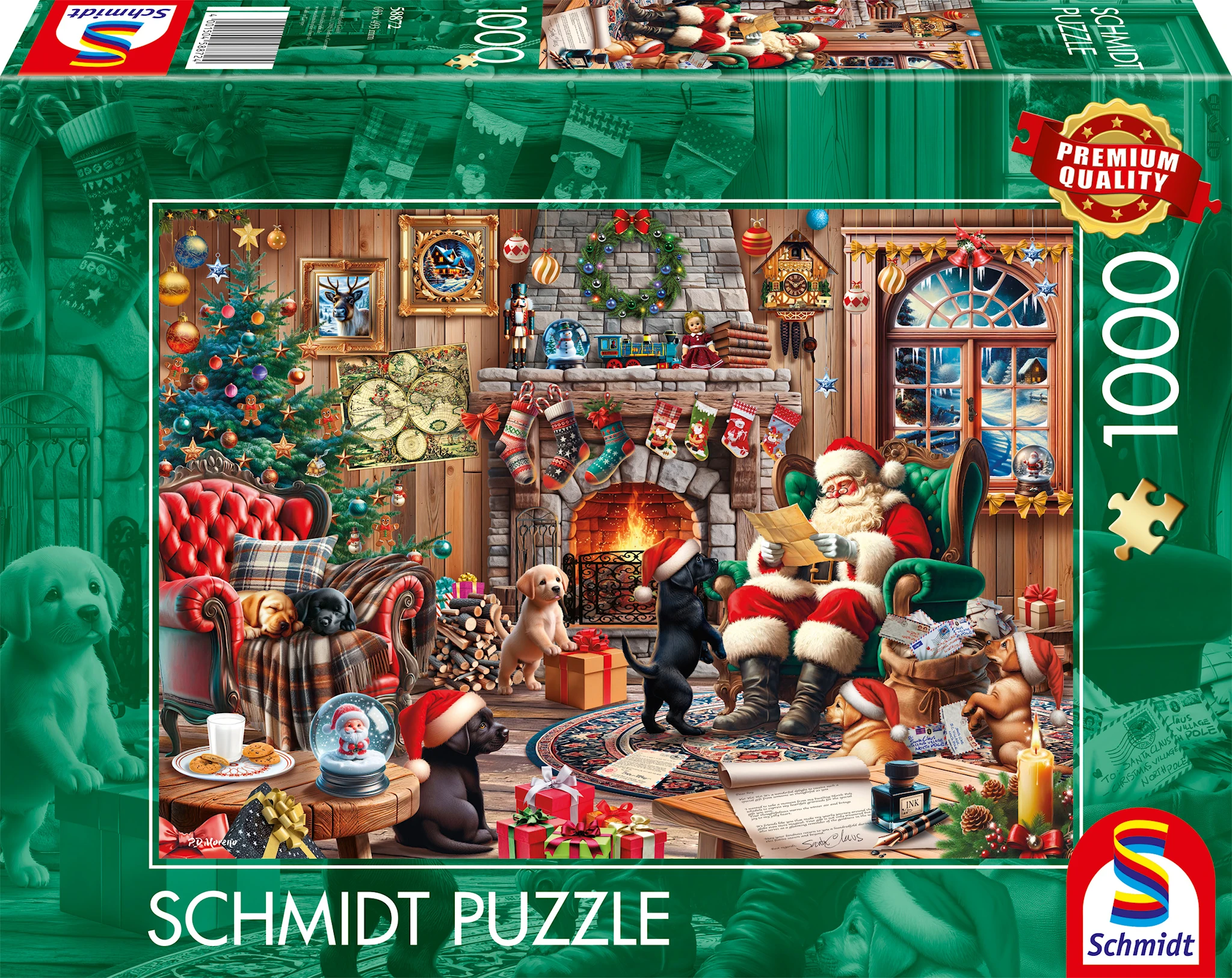 Produktbilde for Cosy Christmas Puslespill 1000 Brikker Schmidt