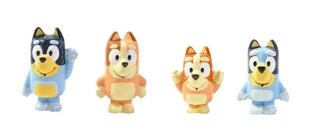 Bluey Squirter -kylpylelu, 4 kpl Toomies-pakkaus