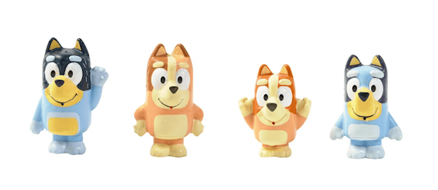 Tuotekuva 1 - Bluey Squirter -kylpylelu, 4 kpl Toomies-pakkaus