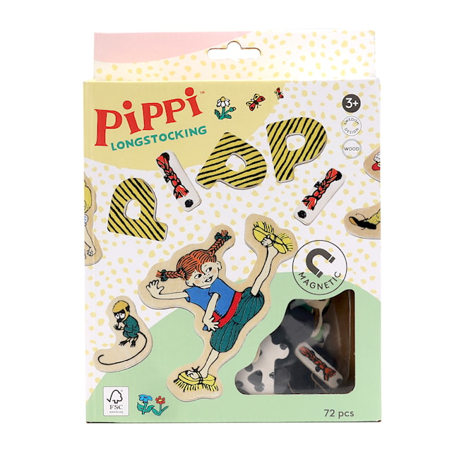 Tuotekuva 2 - Pippi Magneettikirjaimet Hahmoilla Micki