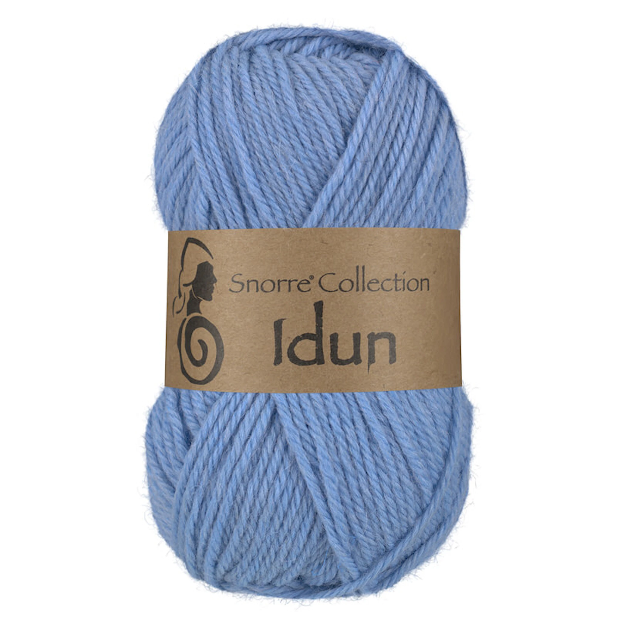 Produktbild för Idun Ull, Alpacka mix 50 gr Ljusblå 620, Viking Snorre