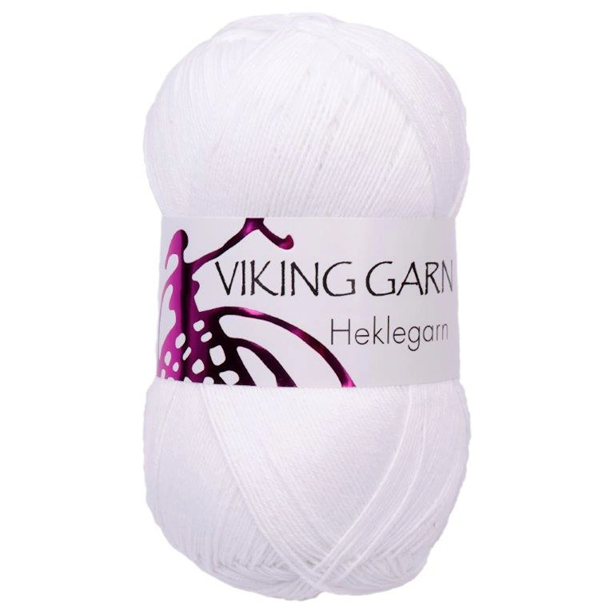 Produktbilde for Heklegarn 12/4 100 g Viking Garn