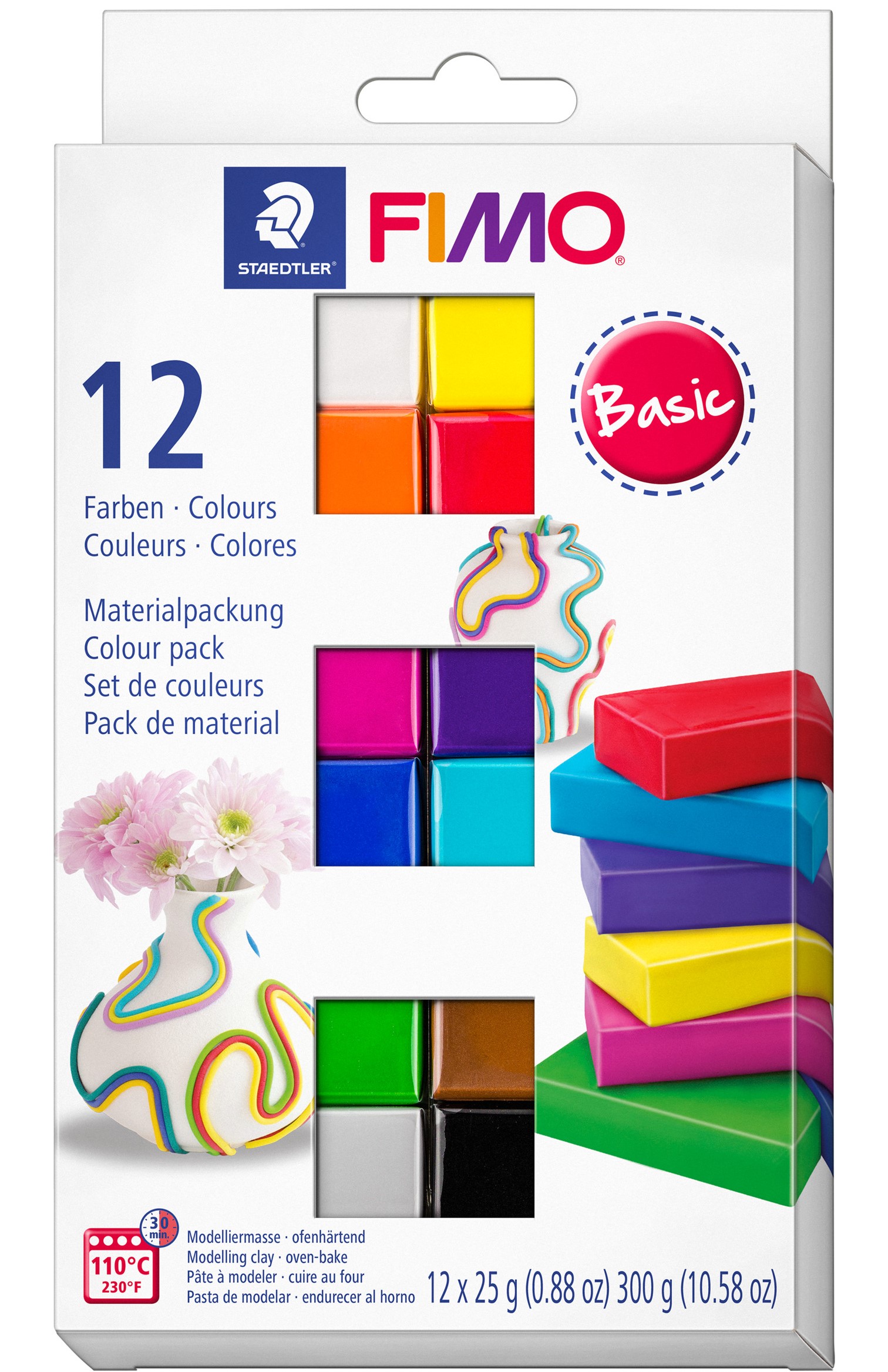 FIMO Lera Soft Colour 12-p Basfärger Staedtler