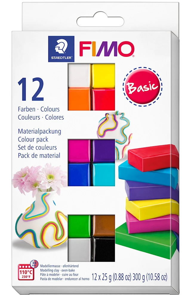FIMO Soft Colour 12 kpl Perusvärit