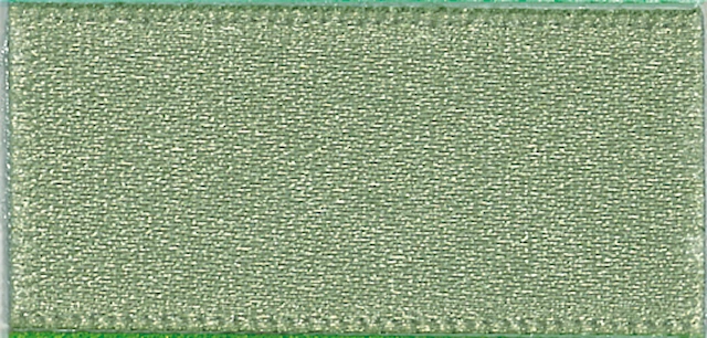 Mossgrönt Satinband 25mm x 5 meter