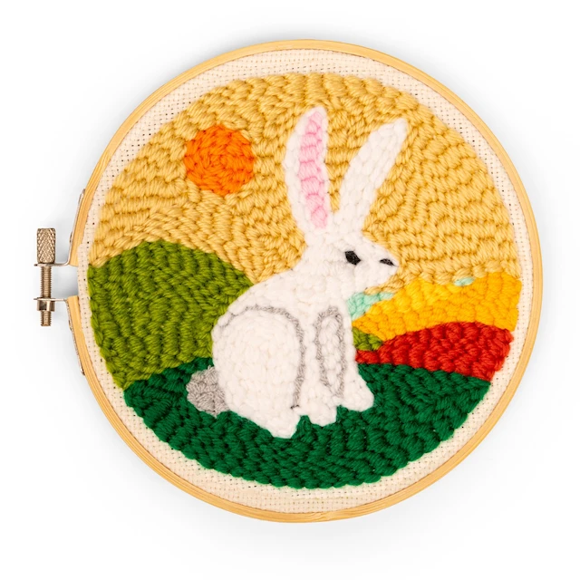 DIY Kit Punch Needle Hare Kikkerland