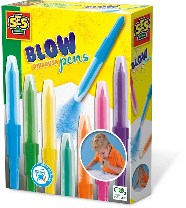 Blåspennor 7-p SES Creative