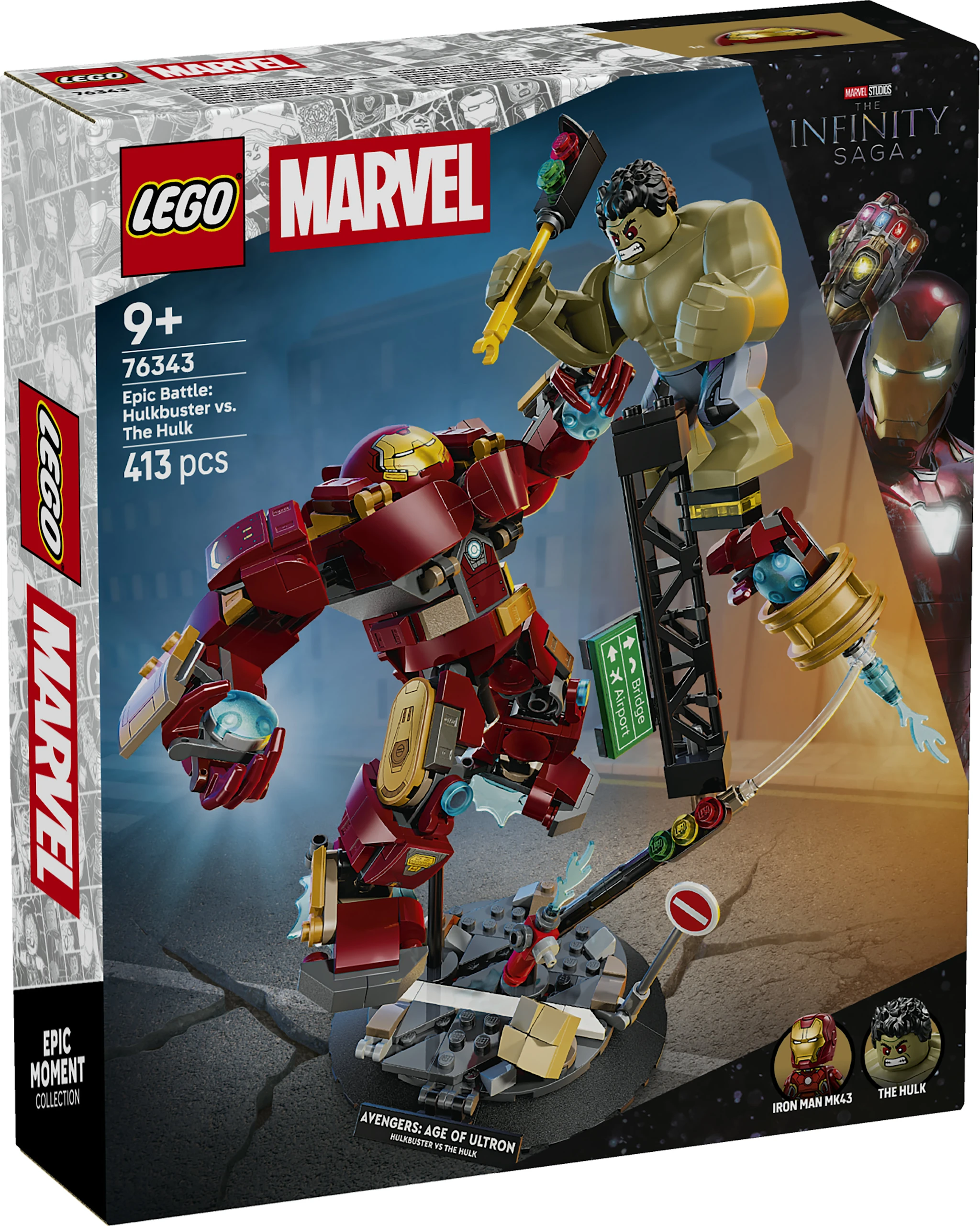 Tuotekuva ille Eeppinen taistelu: Hulkbuster vastaan Hulk LEGO® Super Heroes (76343)