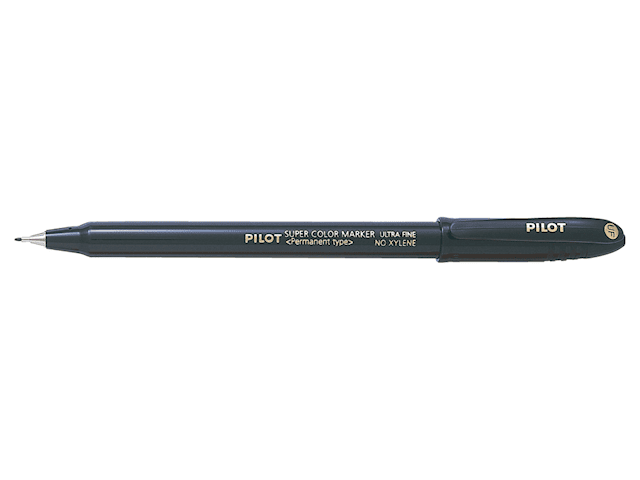 Märkpenna Permanent Ultra Fine, Svart, Pilot
