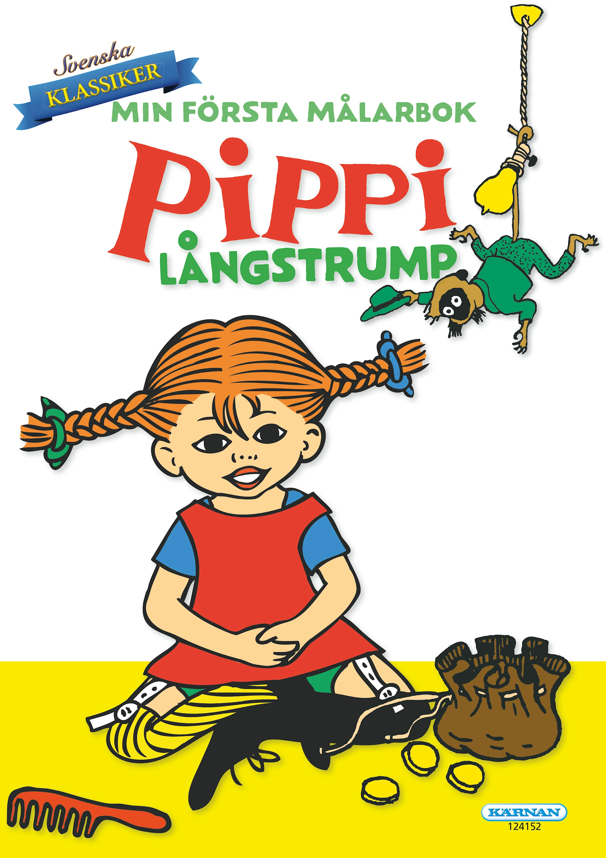 Produktbild för Målarbok Pippi 'Min Första Målarbok', Kärnan