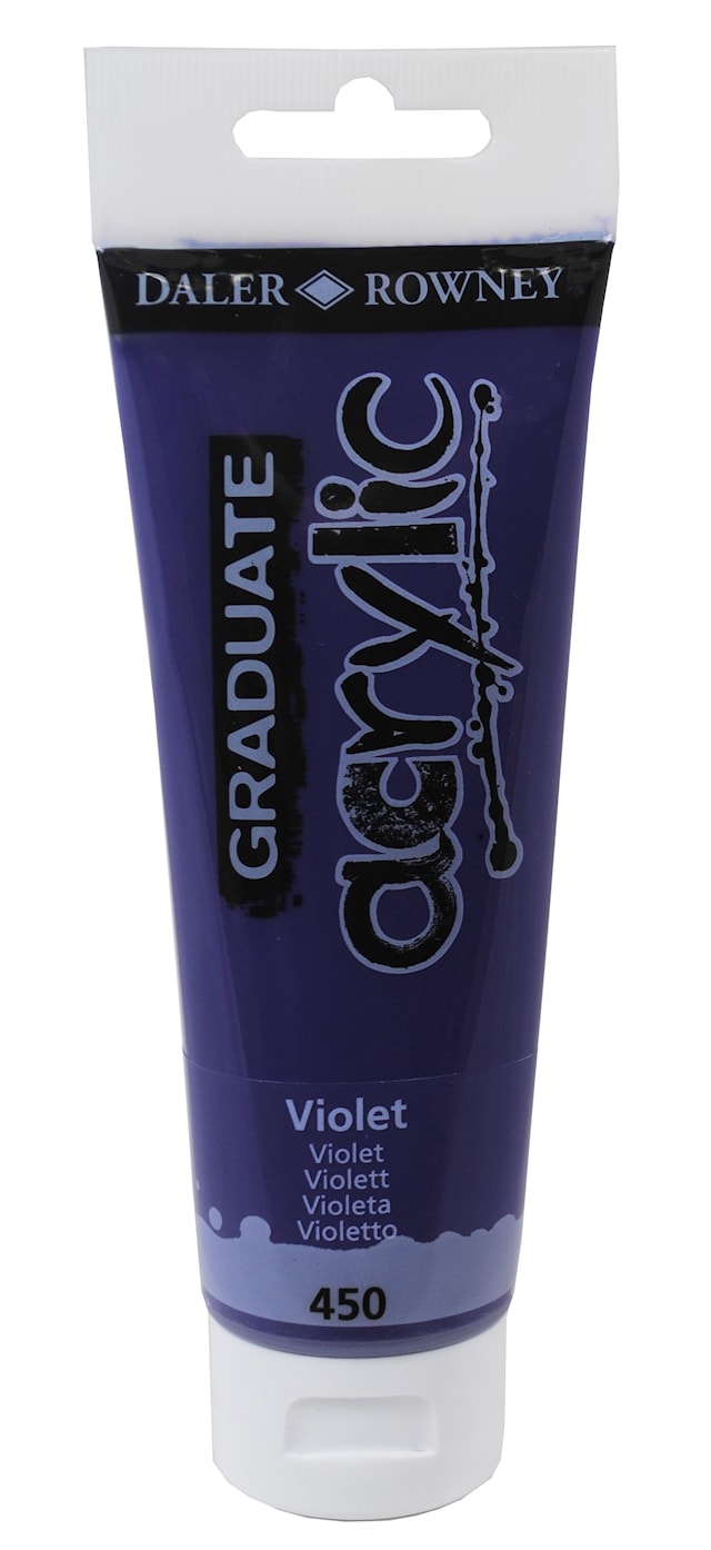 Acrylic 120 ml Violett Graduate