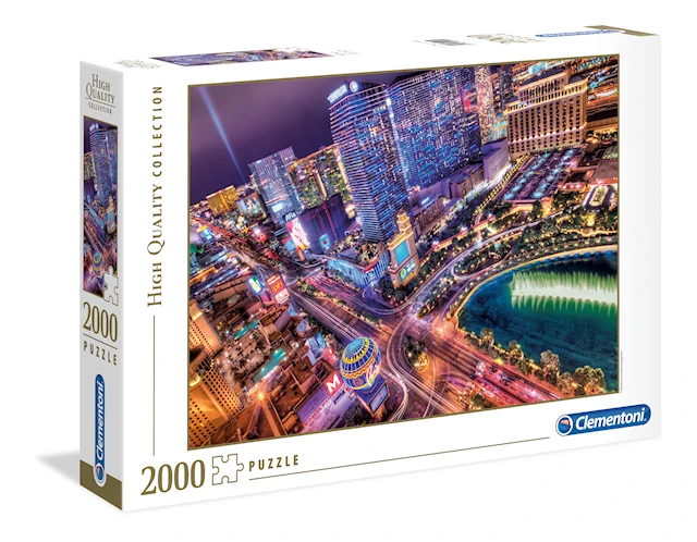 Las Vegas, Pussel, 2000 bitar, Clementoni