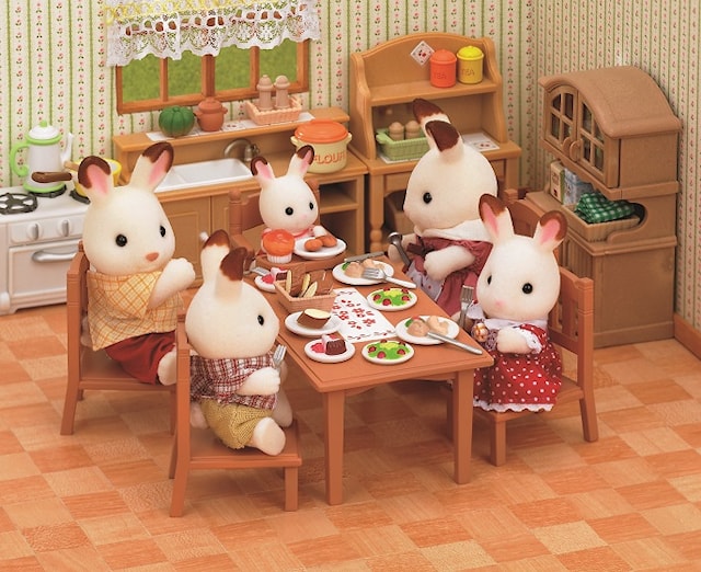 Produktbilde 2 for Spisebord og stoler, Sylvanian Families