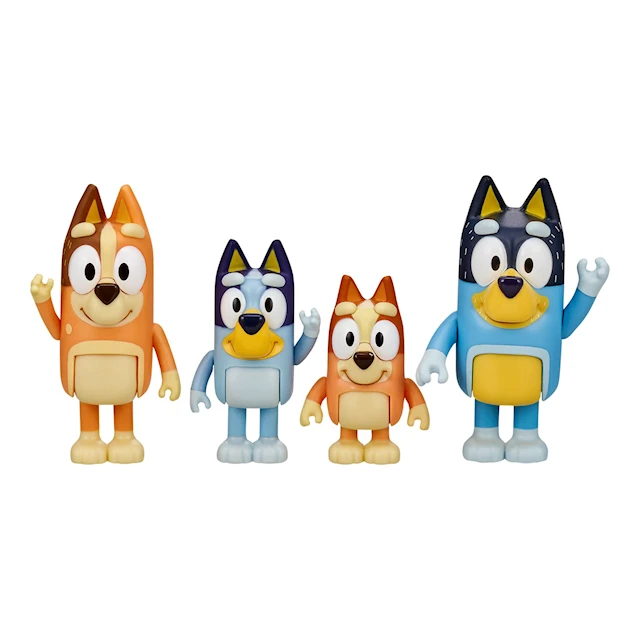 Bluey 4-pack Figurer