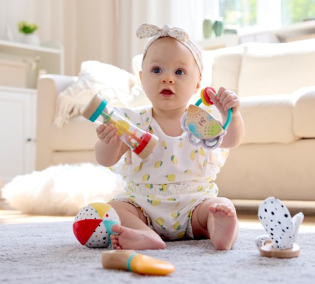 Produktbilde 6 for Hape 5-i-1 sensorisk lekesett for baby