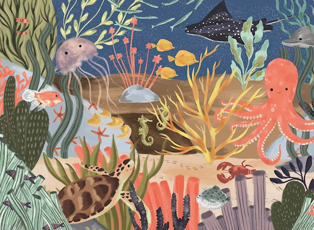 Produktbilde 2 for Ocean Whimsie 500p Ravensburger