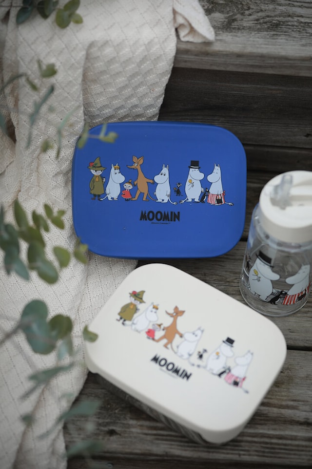 Produktbild 3 för Mumin Familj Lunchlåda i Plåt blå Rätt Start