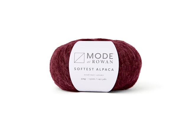 Softest Alpaca Alpacka miks 50 gr Cranberry 020 Mode at Rowan