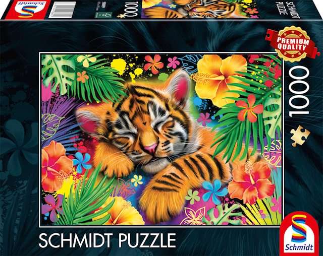 Produktbild 1 för Tiger Cub Pussel 1000 Bitar Schmidt