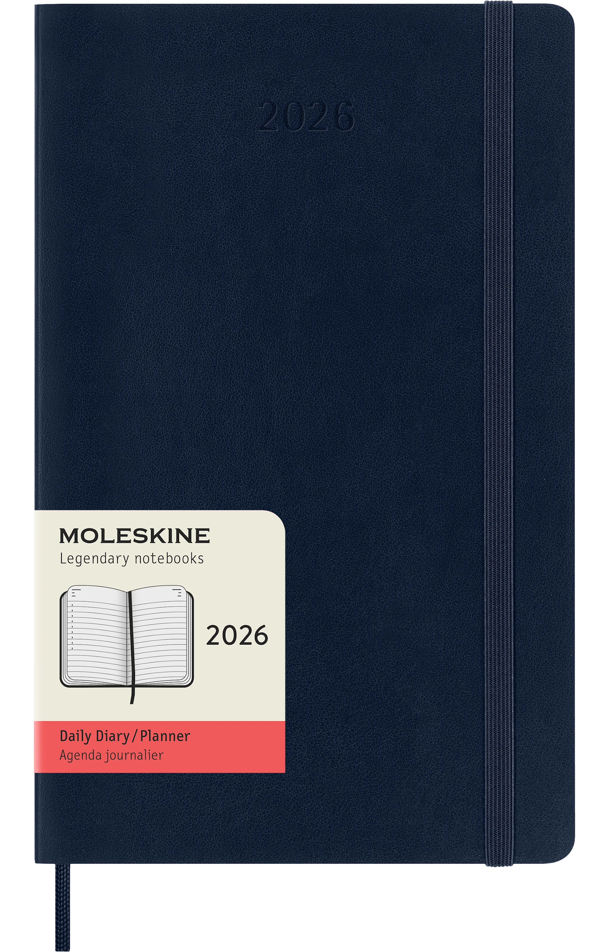 Tuotekuva ille Kalenteri 2026 Classic Soft 12M Daily Large Sapphire Blue Moleskine