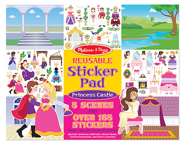 Produktbild 1 för Klistermärkesbok Prinsessans slott Melissa & Doug