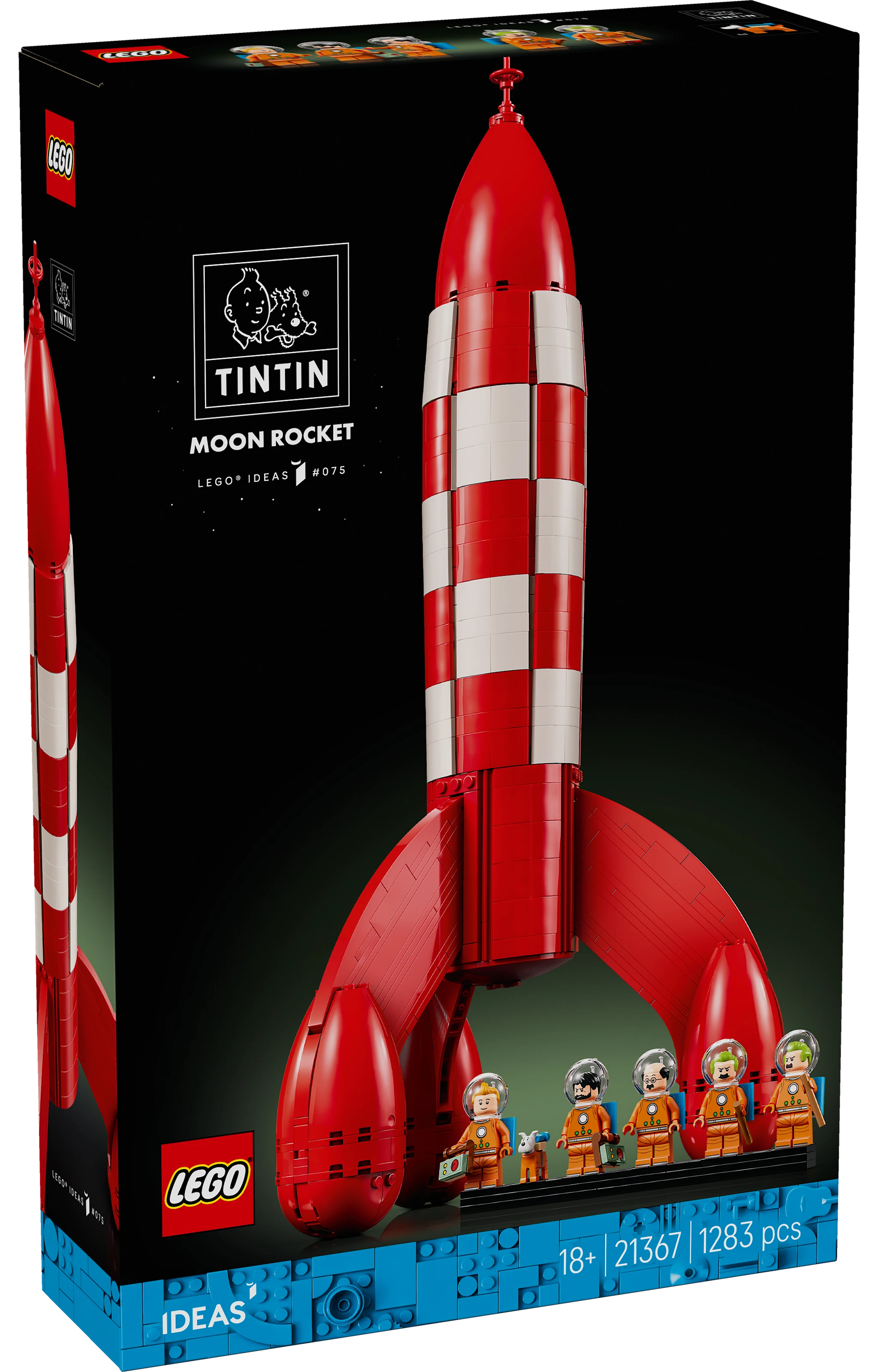 Tuotekuva ille Tintin®-sarjakuvan kuuraketti LEGO® Ideas (21367)