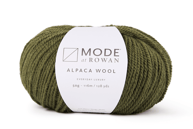 Alpaca Wool alpakka ull miks 50 gr Olive 018 Mode at Rowan