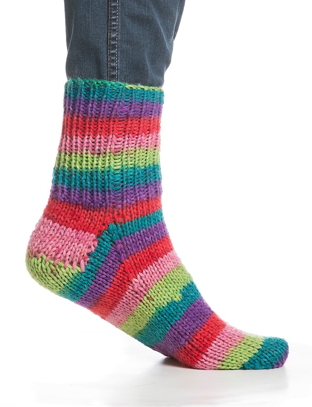 Tuotekuva 2 - Raggen 150 g Multiväri vaaleanpunainen/vihreä 738 Viking Garn