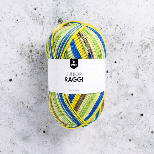 Produktbilde 1 for Junior Raggi Garn Ullmiks 100 g Bluegrass Band (68439) Järbo