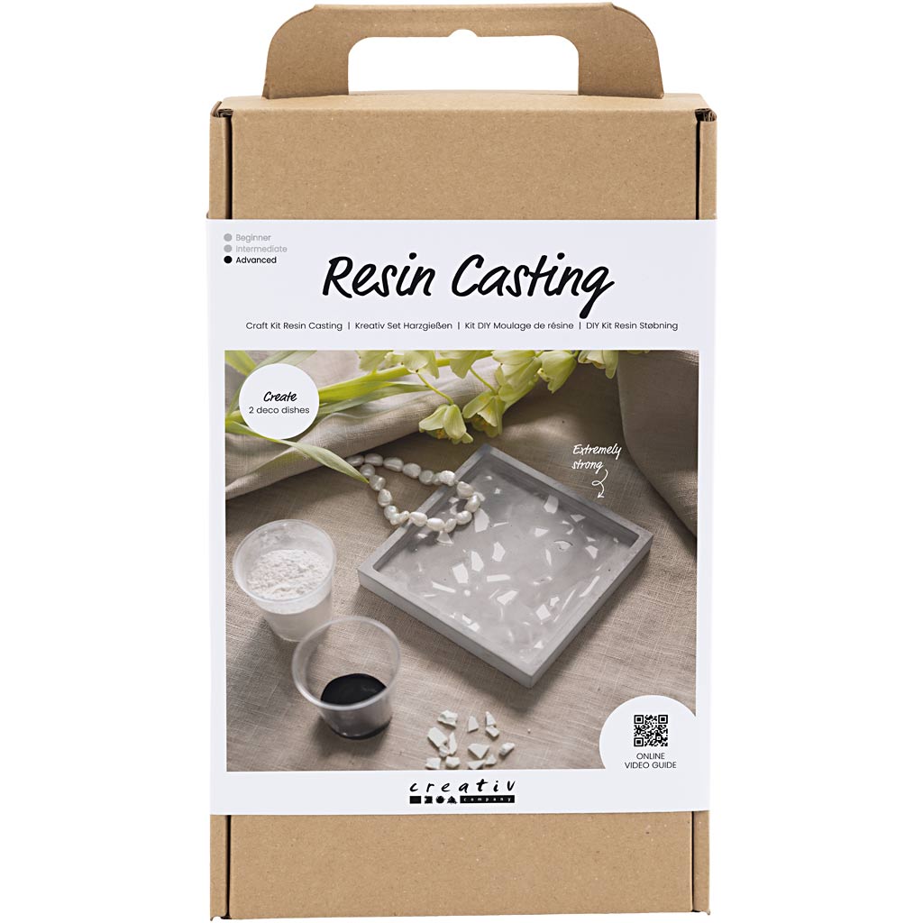 DIY Kit Resingjutning - Bricka med terrazzo, Creativ Company