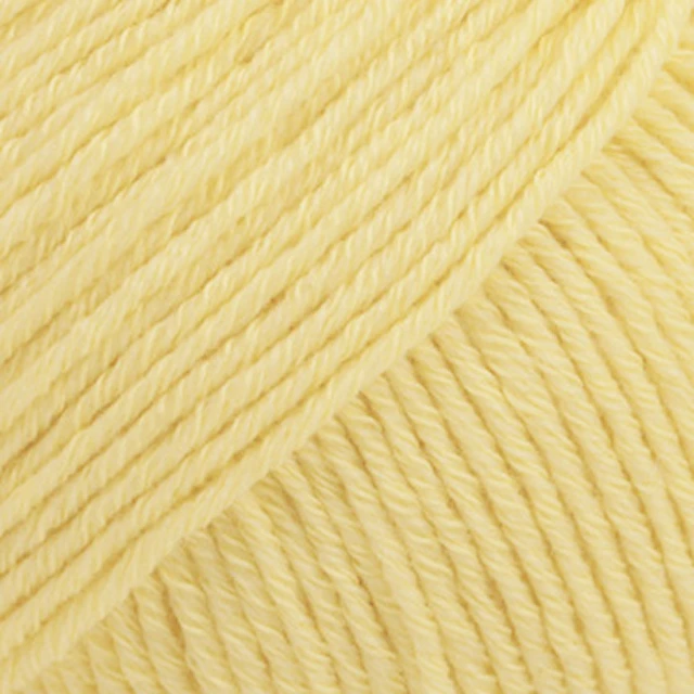 Cotton Merino Uni Colour Lanka Villasekoitus 50 g Vanilla 17 Drops
