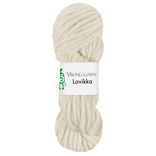 Lovikka 100 g Luonnonvalkoinen 202 Viking Garn