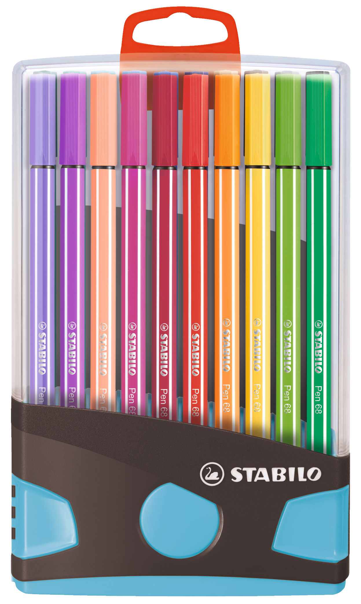 Pen 68 ColorParade 20-pack Blå STABILO