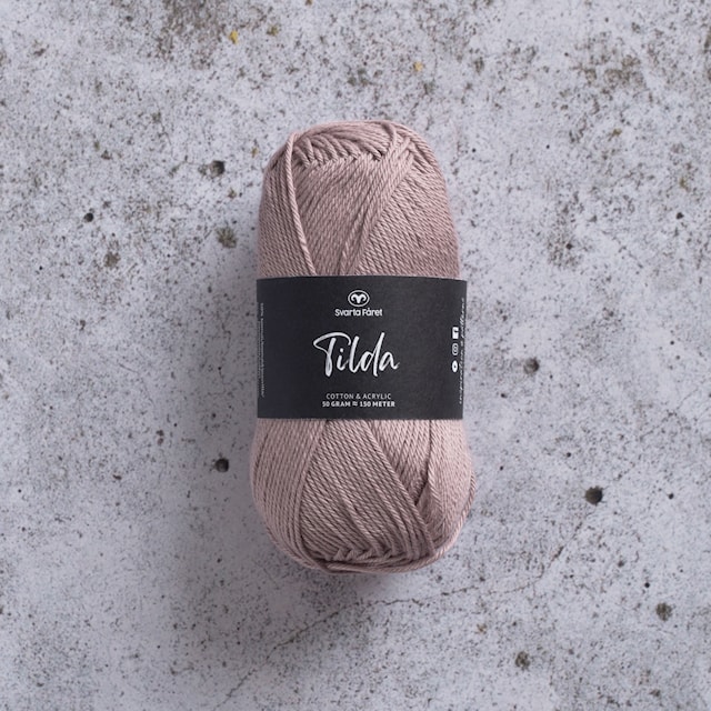 Tilda Lanka Puuvillasekoite 50 g malva 548 Svarta Fåret