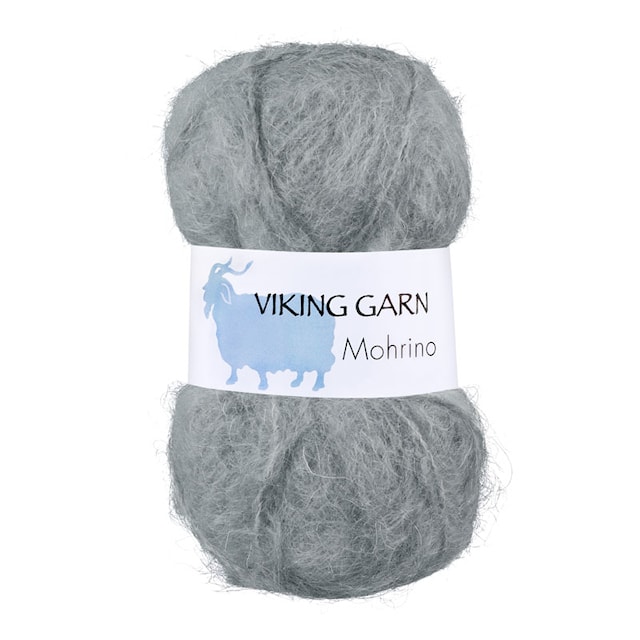 Mohrino 50 g Light Grey 513 Viking Garn