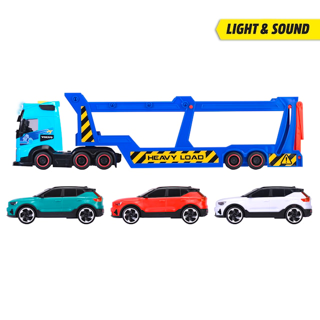 Produktbild 2 för Volvo FH 16 Biltransporter och Volvo XC40 Recharge Dickie Toys