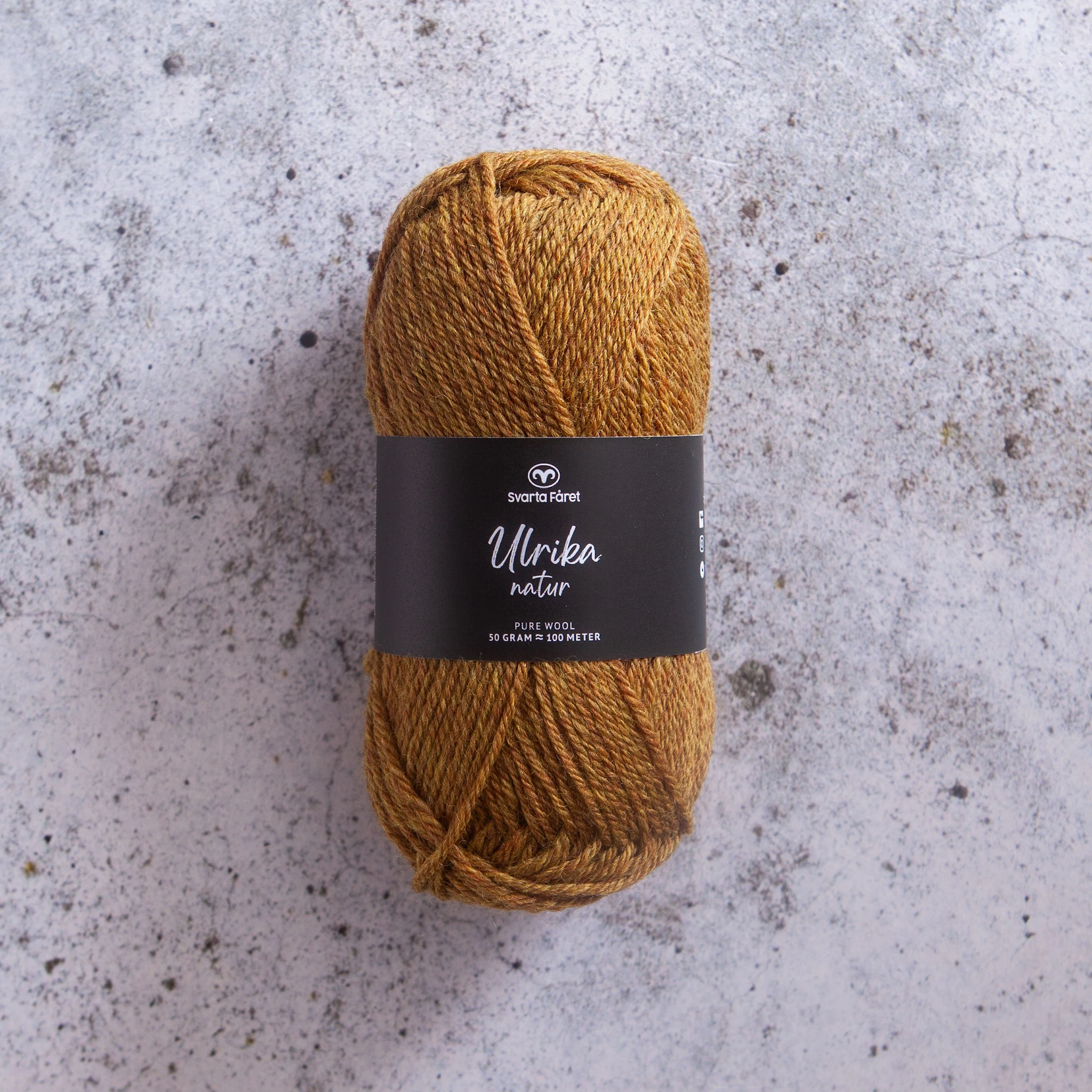 Produktbilde for Ulrika Natur Ullgarn 50 g Järbo
