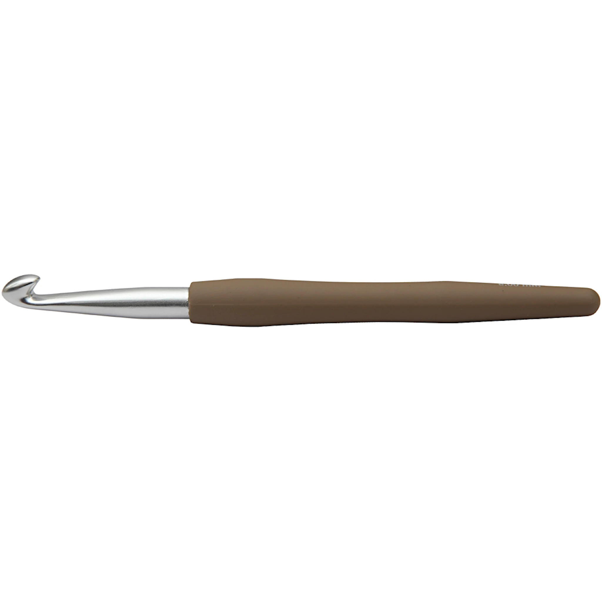 Tuotekuva ille Virkkuukoukku, nro 8, Pit. 14,5 cm, koko 8 mm, ruskea, 1 kpl